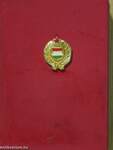 A Magyar Népköztársaság Alkotmánya (minikönyv) (számozott) - Plakettel
