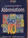 The Oxford Dictionary of Abbreviations