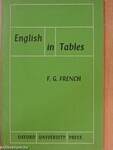 English in Tables