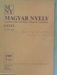 Magyar Nyelv 1989/1-4.