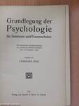 Grundlegung der Psychologie