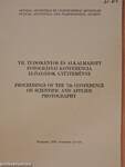 VII. Tudományos és Alkalmazott Fotográfiai Konferencia Előadások Gyüjteménye