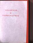 Százéves a Typographia (minikönyv) (számozott)