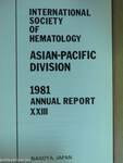 International Society of Hematology Asian-Pacific Division Annual Report XXIII.