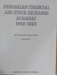 Hungarian Financial and Stock Exchange Almanac 1992-1993 1-2.