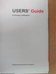 Users' Guide to Hungary 2009/2010