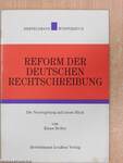 Reform der deutschen Rechtschreibung