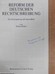 Reform der deutschen Rechtschreibung