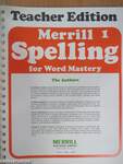 Merrill 1 - Spelling for Word Mastery - Teacher Edition