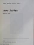 Acta Baltica XXVII/1989