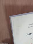 Acta Baltica XXVII/1989