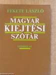 Magyar kiejtési szótár (dedikált példány)