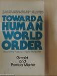 Toward a Human World Order