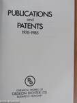 Publications and Patents 1976-1985