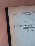Magyar szinészeti szakkönyvek bibliográfiája