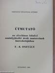 Útmutató az általános iskolai osztályfőnöki órák tantervének korrekciójához