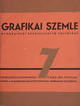Grafikai Szemle 1936-1939. (vegyes számok) (20 db)