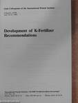 Development of K-Fertilizer Recommendations