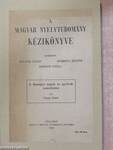 A magyar nyelvtudomány kézikönyve I/4.