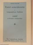 Kisérő szógyüjtemény a Linguaphone Institute angol nyelvtanító rendszeréhez