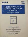 Középiskolai matematikai lapok 1985/7.