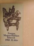 Európa/Magyar Helikon könyvek 1980 II. félév