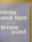 Hints and tips from times past