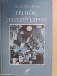 Felhők, jegyzetlapok