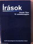 Írások Huszár Tibor 70. születésnapjára