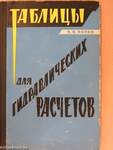Hidraulikus számítások táblázatai (orosz nyelvű)