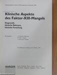 Klinische Aspekte des Faktor-XIII-Mangels