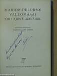 Marion Delorme vallomásai XIII. Lajos udvarából