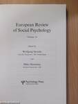 European Review of Social Psychology 14.