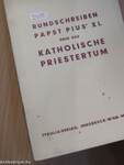 Rundschreiben Papst Pius' XI. über das katholische Priestertum