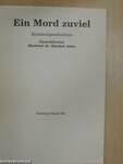 Ein Mord zuviel