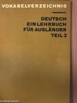 Vokabelverzeichnis Deutsch Ein Lehrbuch Für Ausländer Teil 2