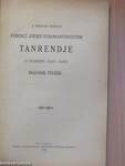 A Magyar Királyi Ferencz József-Tudományegyetem tanrendje az MCMXXXIII-XXXIV. tanév második felére