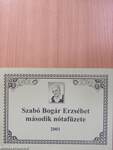Szabó Bogár Erzsébet második nótafüzete (dedikált példány)