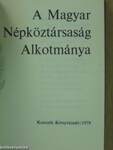 A Magyar Népköztársaság Alkotmánya (minikönyv) (számozott)/A Magyar Népköztársaság Alkotmánya (minikönyv) (számozott) - Plakettel