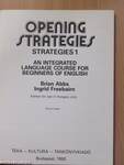 Opening Strategies 1. - Students' Book/Workbook