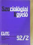 Szociológiai figyelő 1992/2.