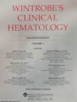 Wintrobe's Clinical Hematology I-II.