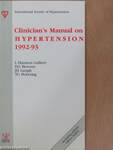 Clinician's Manual on Hypertension 1992-93