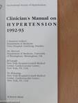 Clinician's Manual on Hypertension 1992-93