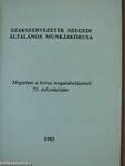 Szakszervezetek Szegedi Általános Munkáskórusa (minikönyv)