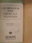 Czechoslovak fine chemicals standards I-III.