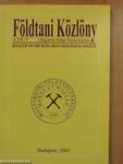 Földtani Közlöny 2005/1-4.