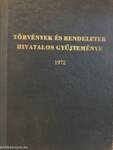 Törvények és rendeletek hivatalos gyűjteménye 1972