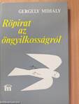 Röpirat az öngyilkosságról (dedikált példány)