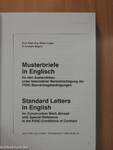 Musterbriefe in Englisch für den Auslandsbau unter besonderer Berücksichtigung der FIDIC-Bauvertragsbedingungen/Standard Letters in English for Construction Work Abroad with Special Reference to the FIDIC-Conditions of Contract